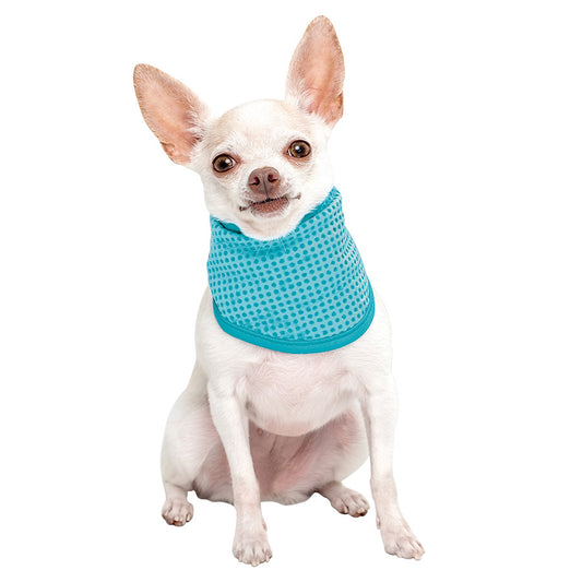 Sunny Daze Cooling Dog Bandana Blue