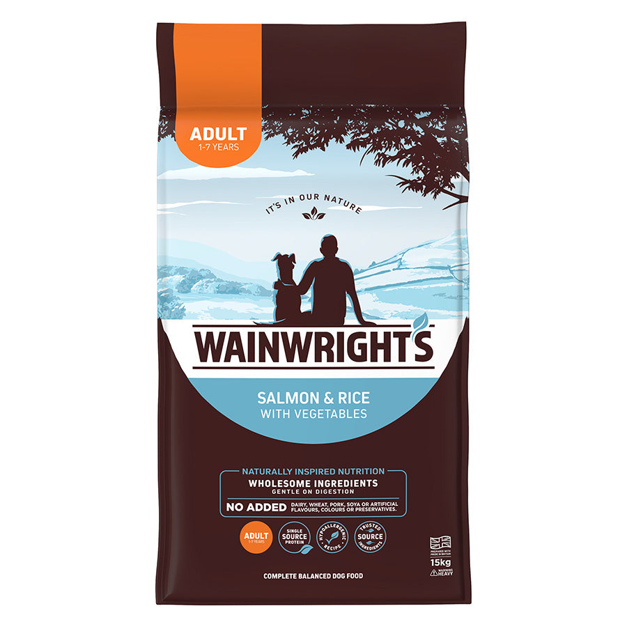 Wainwright's Complete Adult Dry Dog Food Salmon with Rice