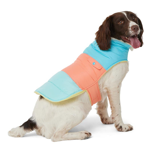 Pets at Home Colourblock Dog Jacket Muti