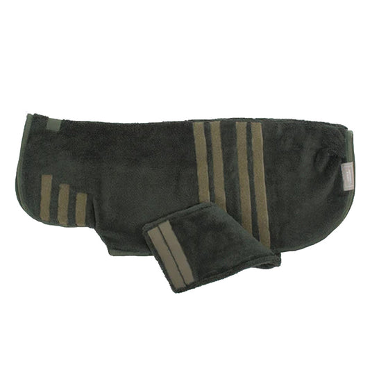 Lords & Labradors Bamboo Fir Dog Drying Coat Green