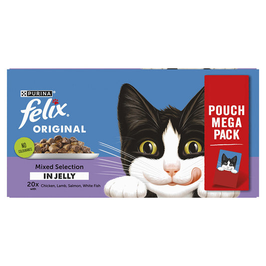 Felix Original Senior 7+ Wet Cat Food Mixed Selection in Jelly