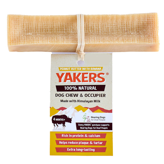 Yakers Dog Chew Treat Peanut Butter & Banana