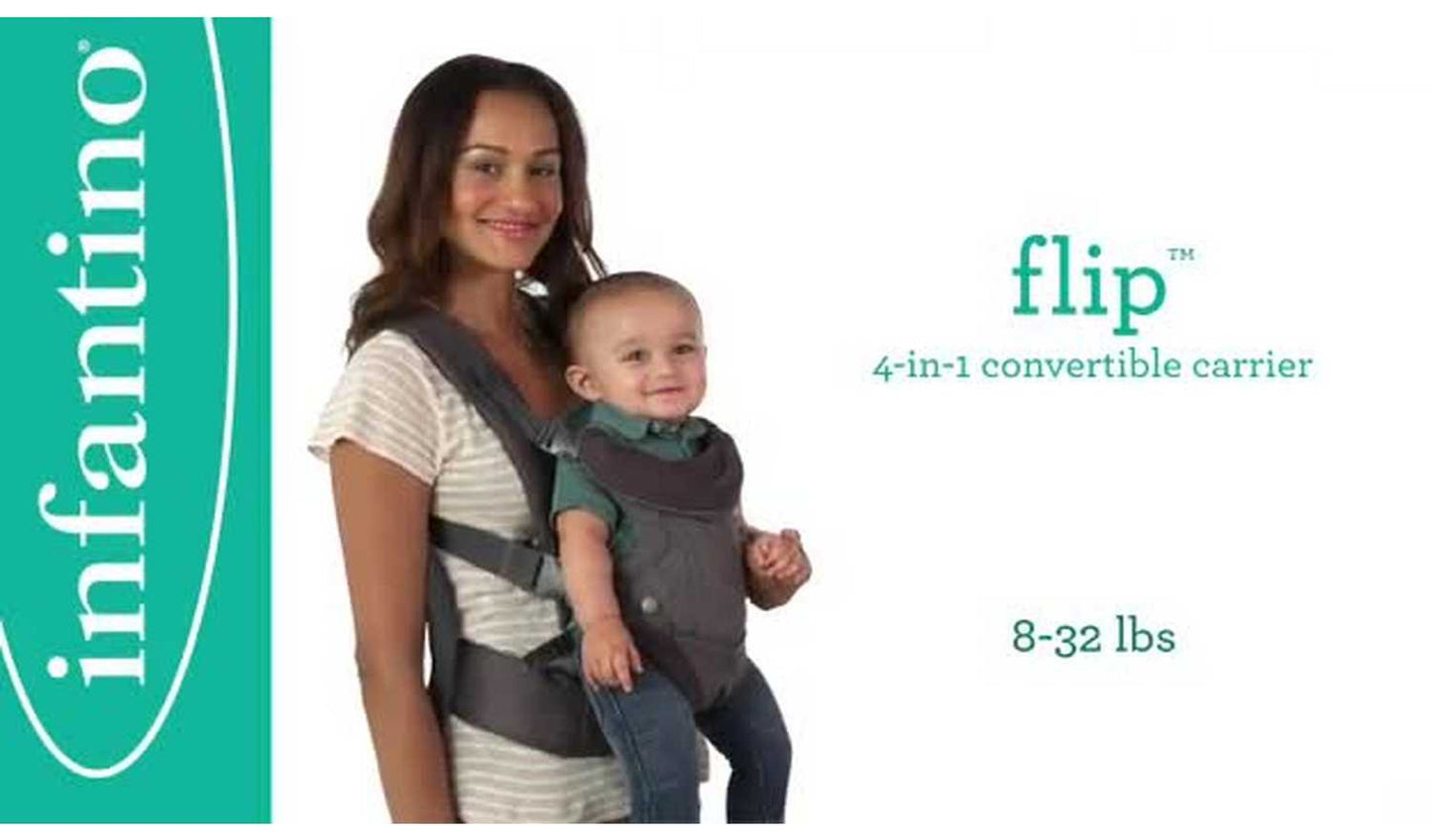 Flip Advanced 4-in-1 Baby Carrier Black Denim