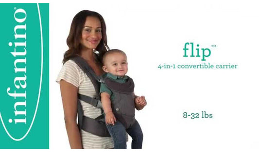 Flip Advanced 4-in-1 Baby Carrier Black Denim