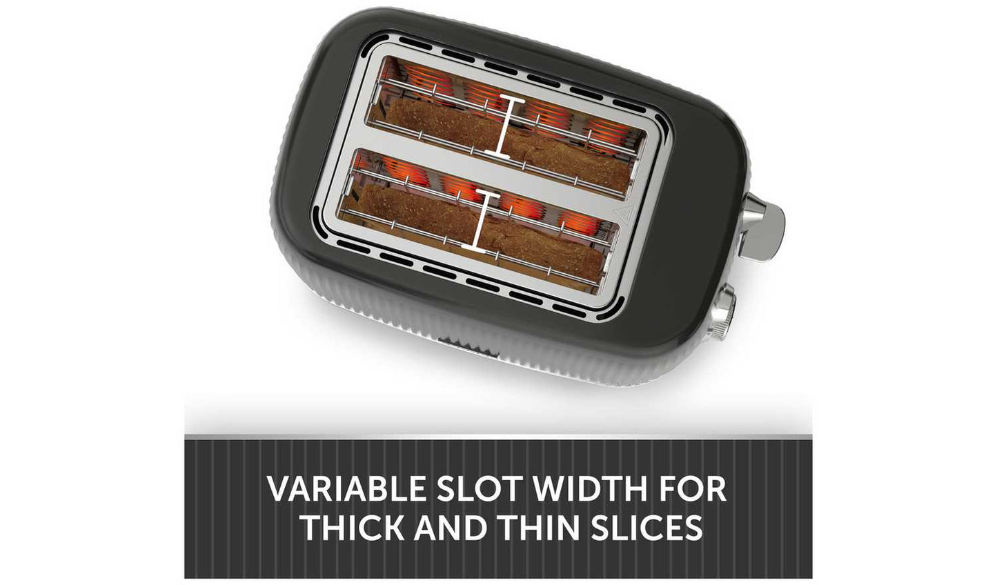 Breville VTR001 Bold 2 Slice Toaster - Black