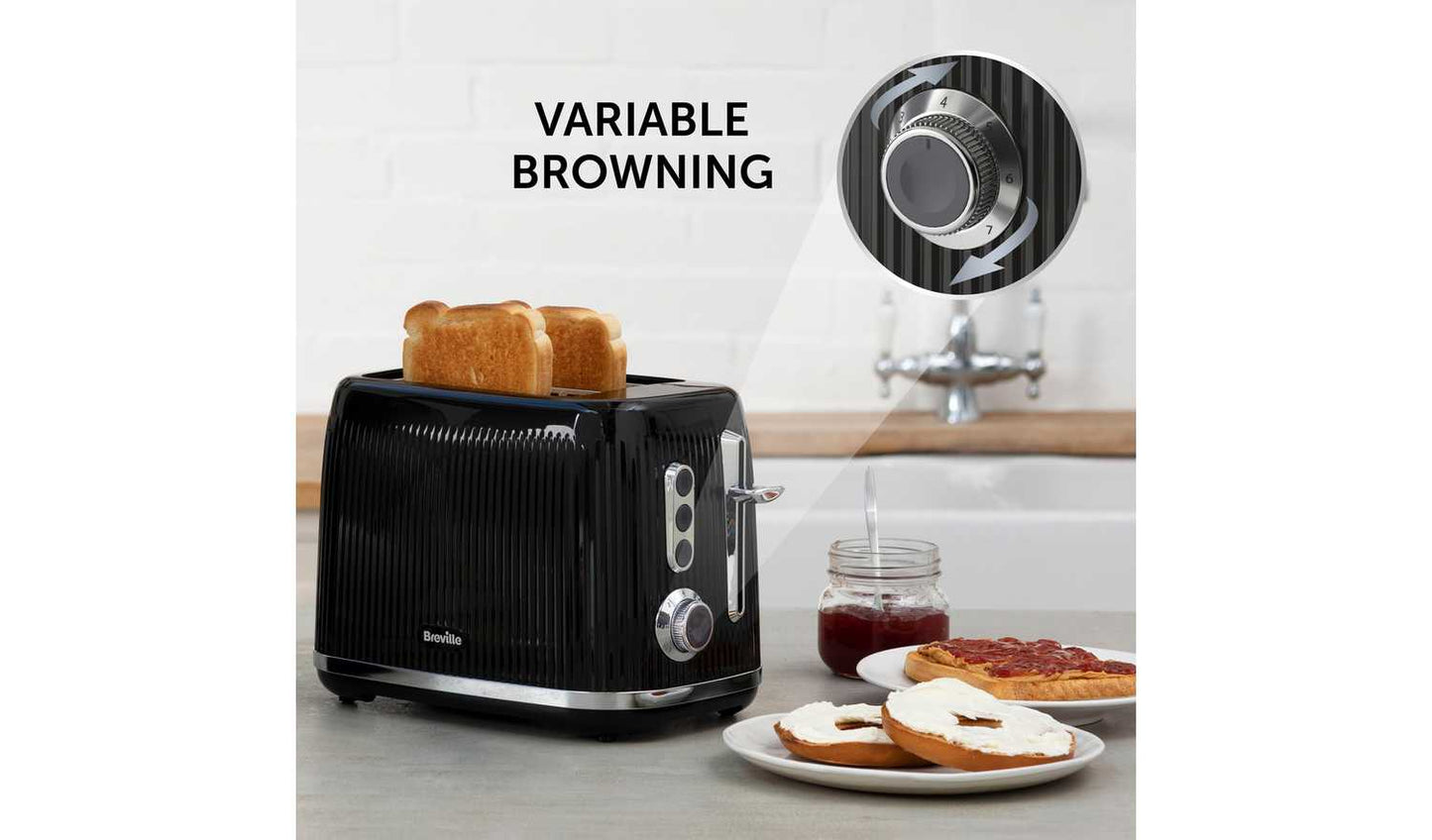Breville VTR001 Bold 2 Slice Toaster - Black