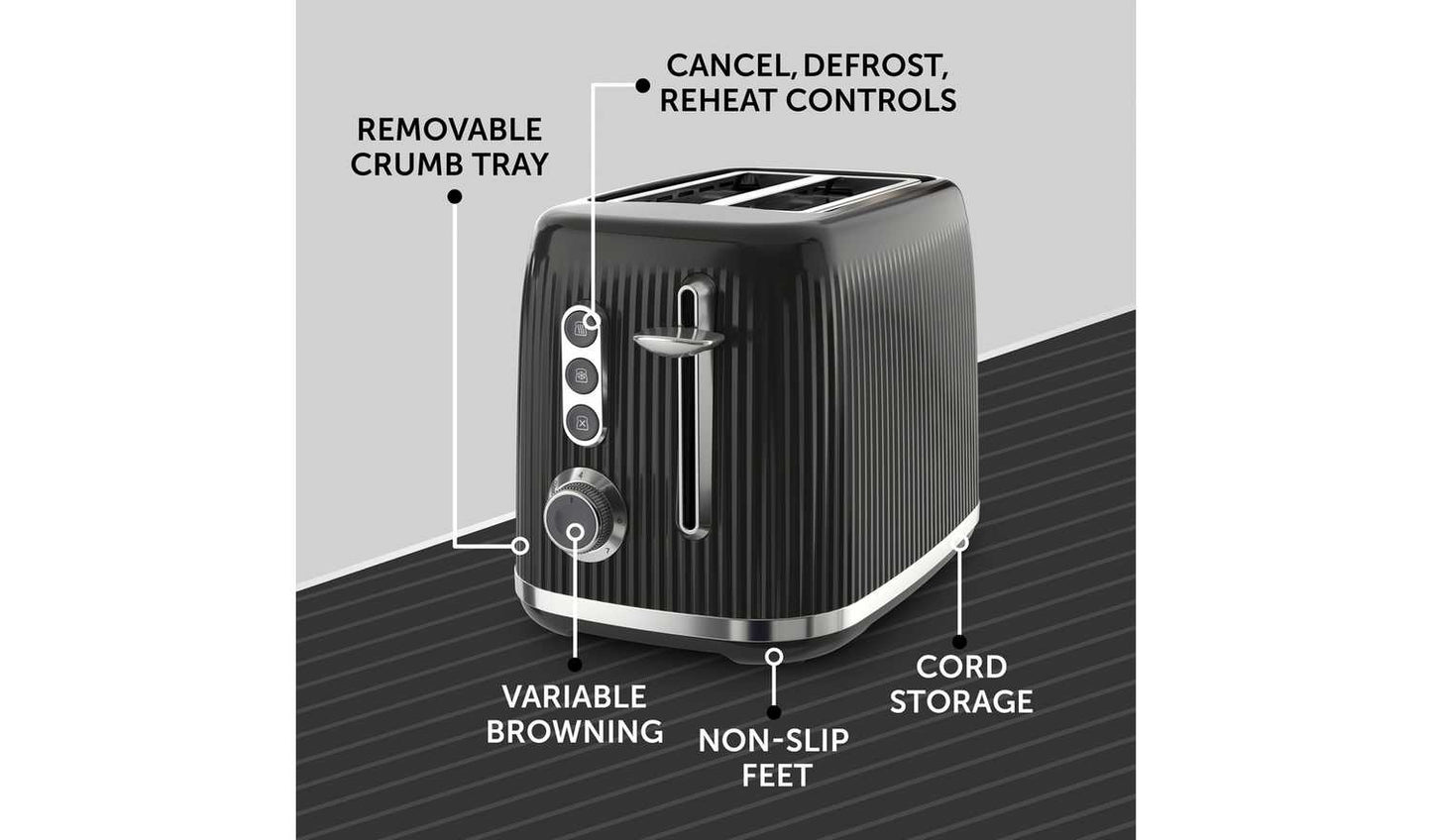 Breville VTR001 Bold 2 Slice Toaster - Black
