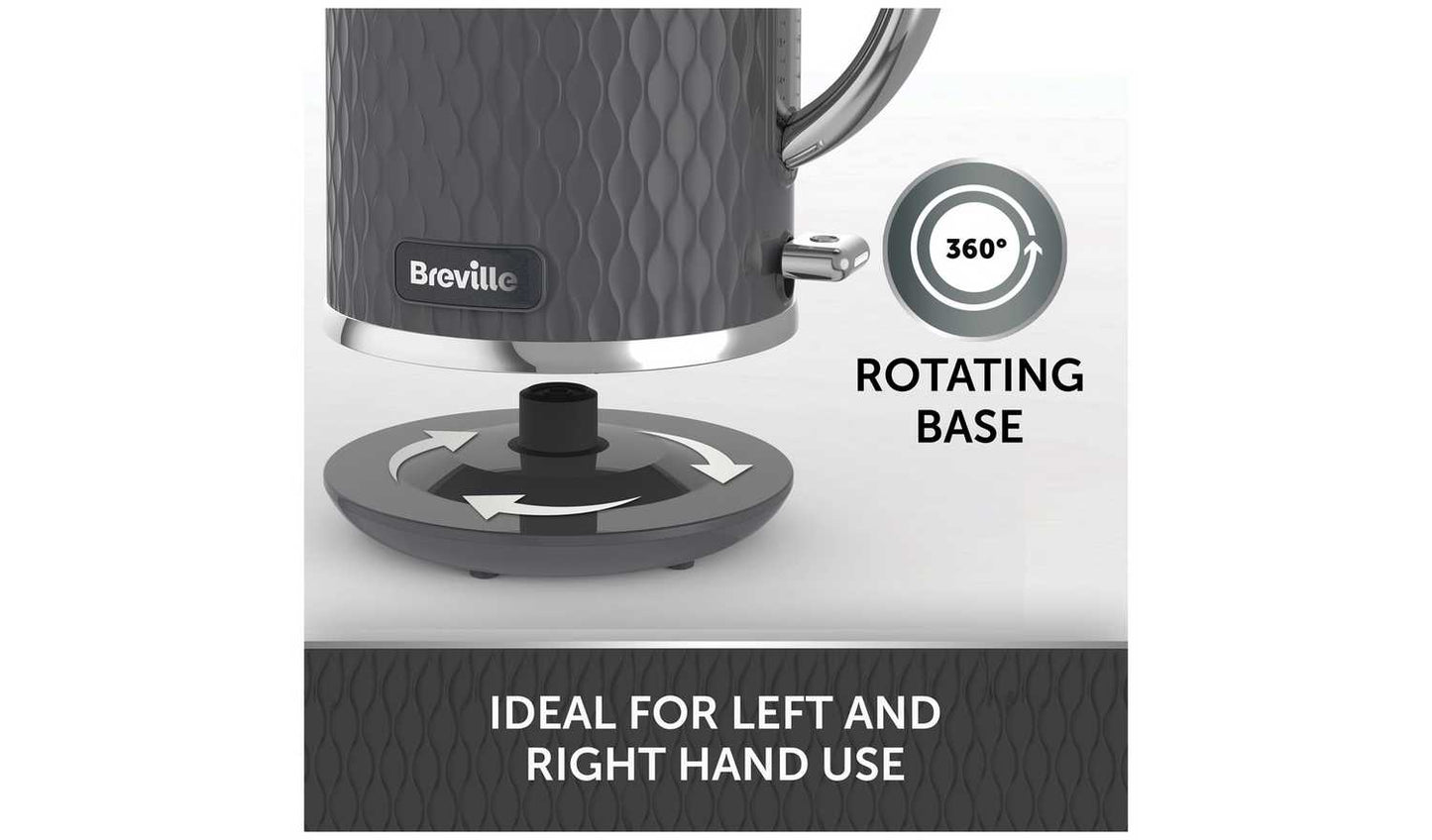 Breville VKT227 Curve Kettle - Grey and Chrome