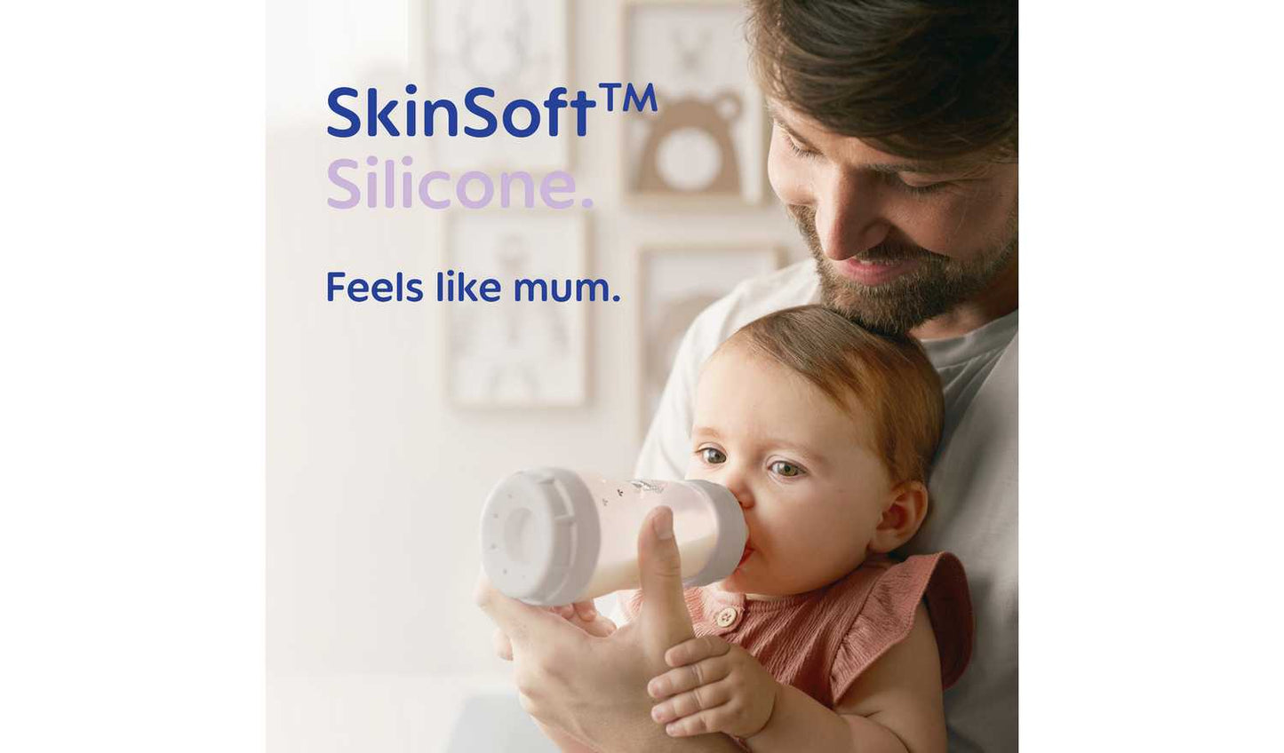 MAM Easy Start Anti-Colic 160ml Baby Bottle 3 Pack - Blue