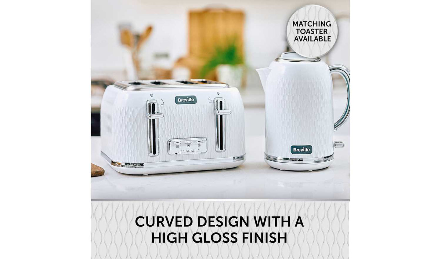 Breville VKT117 Curve Kettle - White and Chrome