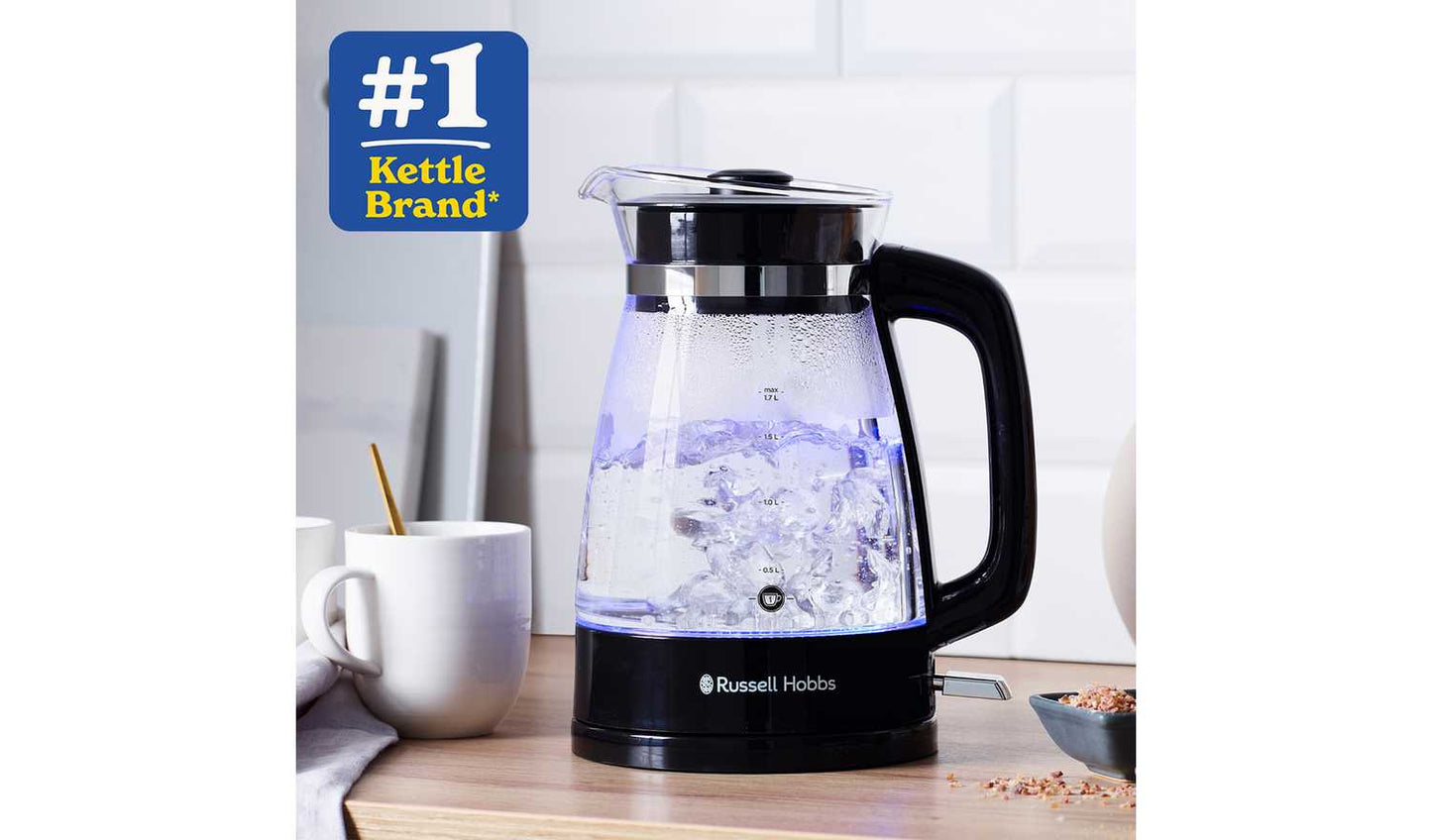 Russell Hobbs Black Classic Glass Kettle 26080