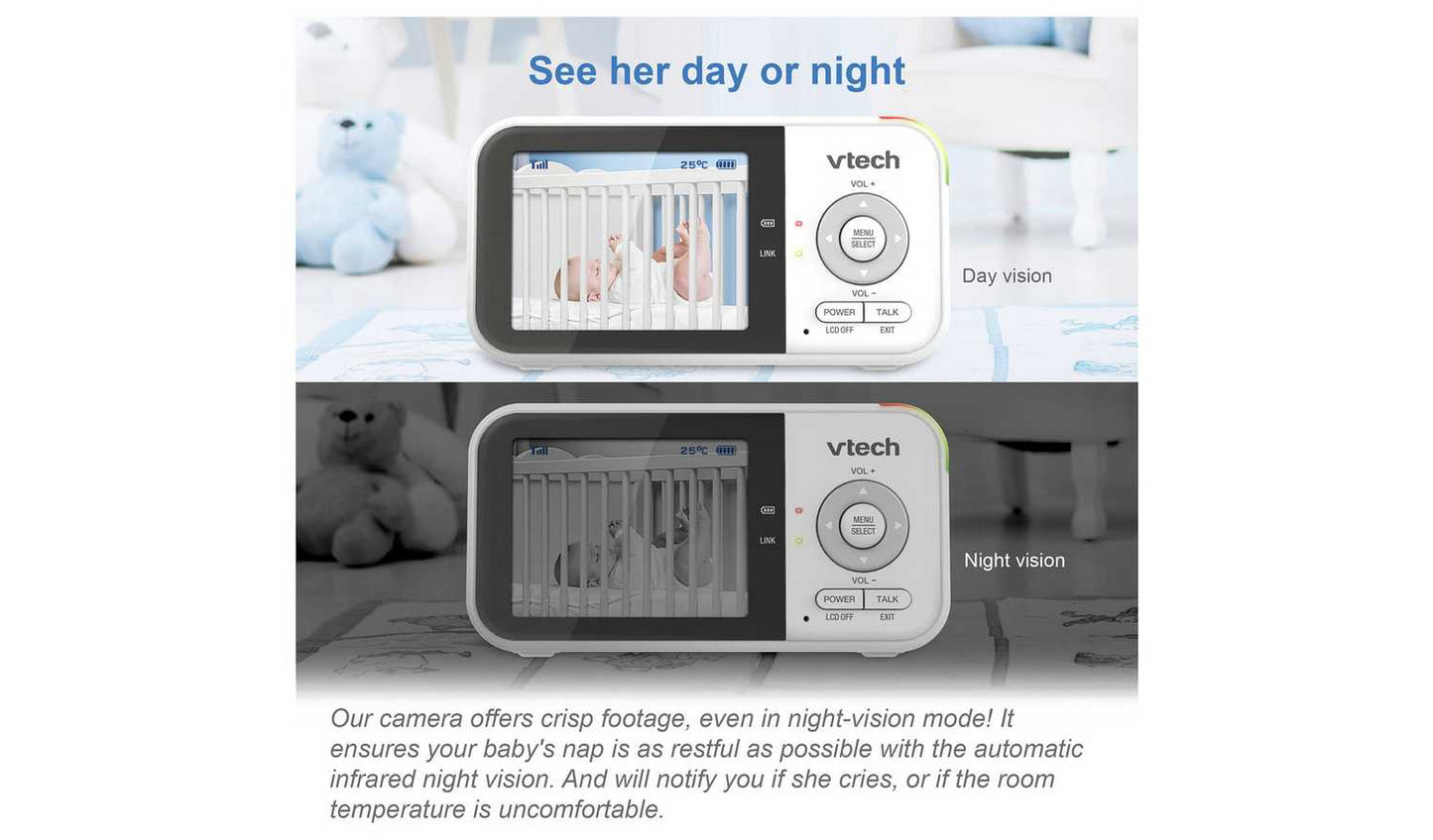 Vtech VM3254 Full 2.8inch Colour Video Baby Monitor