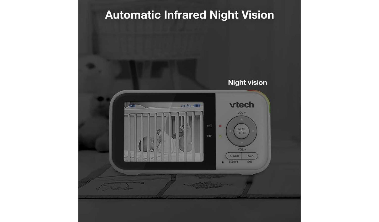 Vtech VM3254 Full 2.8inch Colour Video Baby Monitor