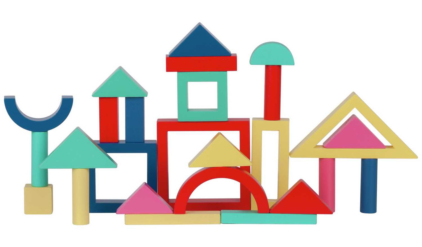 Chad Valley Wooden Geo Blocks