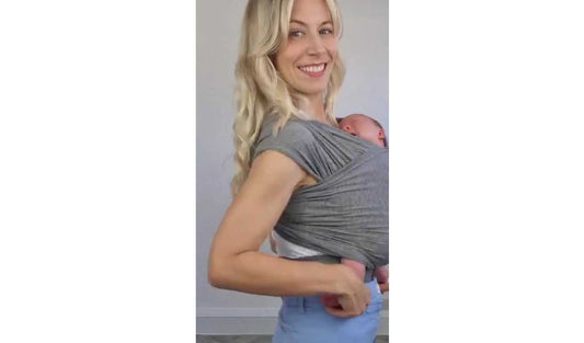 Izmi Essential Baby Wrap - Mid Grey