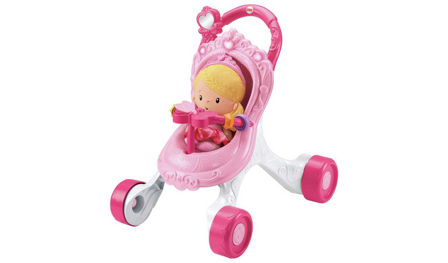 Fisher-Price Princess Musical Stroller and Doll Playset