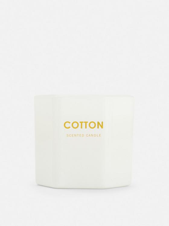 Linen Scented Hexagonal Candle