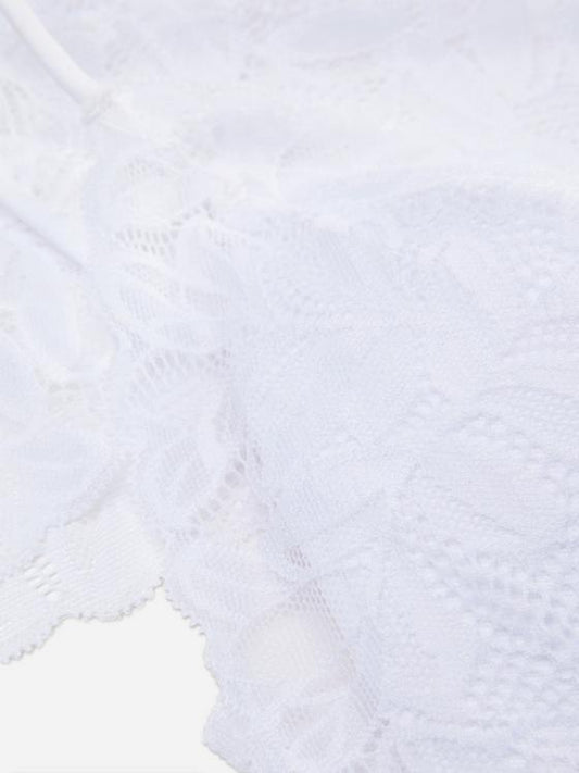 All Over Lace Bralette & Brazilian Lingerie Set