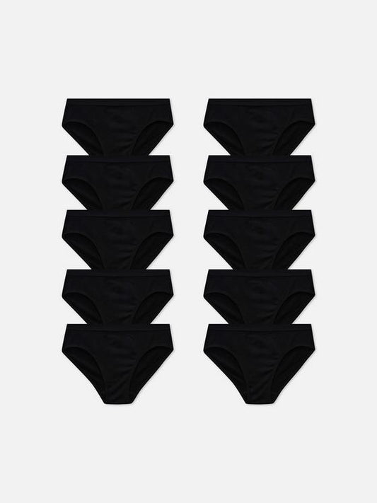 10pk Elasticated Waist Briefs