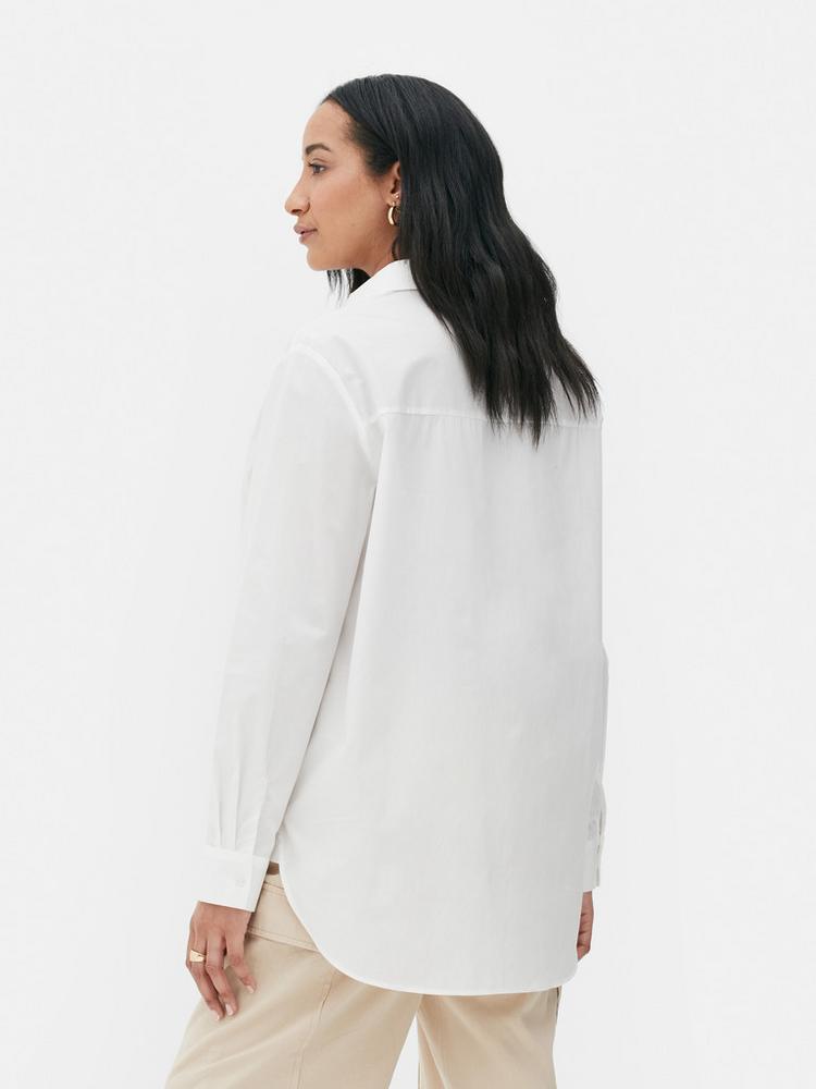 Maternity Poplin Shirt