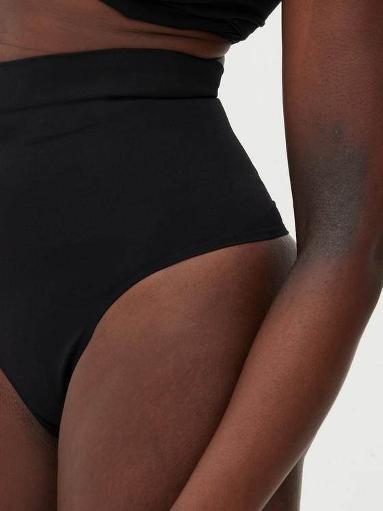 High-Waisted Seamless Shapewear Thong