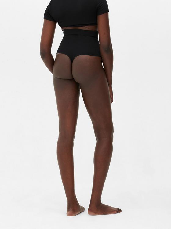 High-Waisted Seamless Shapewear Thong
