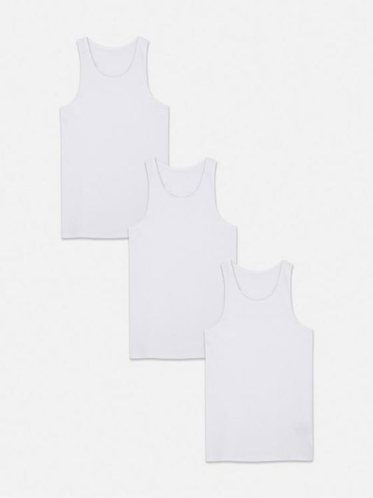 3pk Scoop Neck Vests