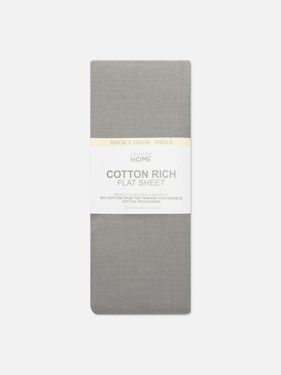 Cotton Single Flat Sheet