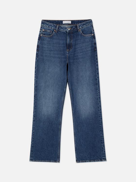 Straight Leg Denim Jeans