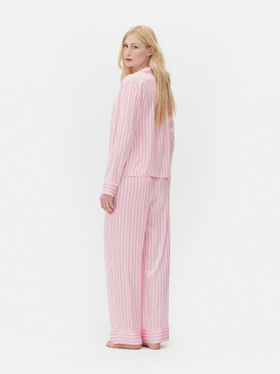 Satin Long Sleeve Pyjamas