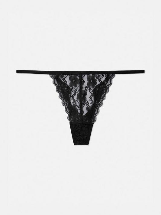 Floral Lace G-String Thong