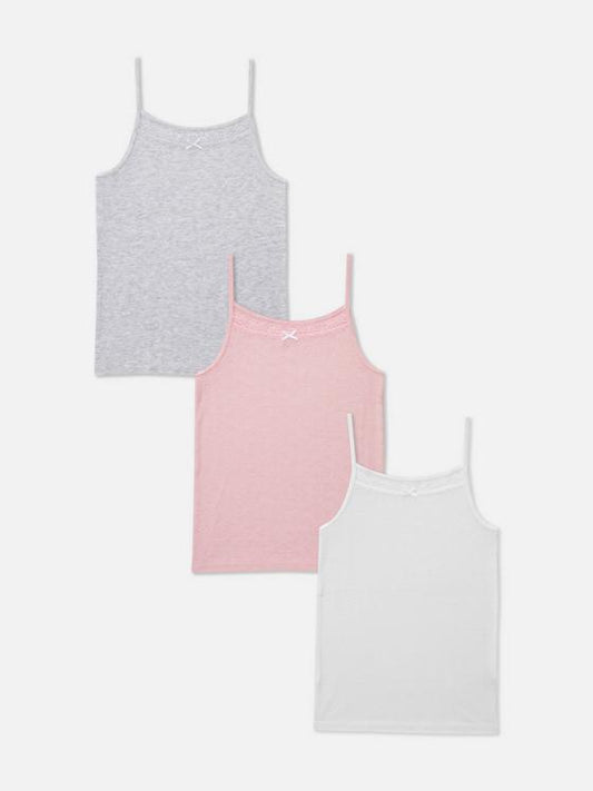 3pk Pointelle Heart Cami Tops