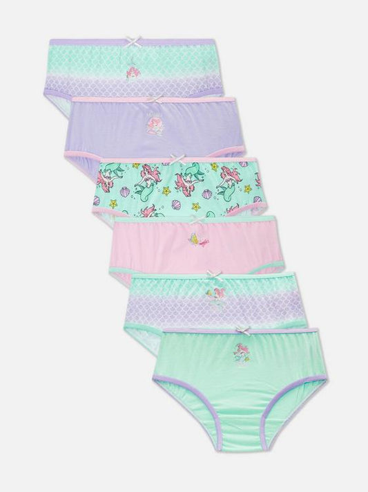 6pk Disney’s The Little Mermaid Briefs