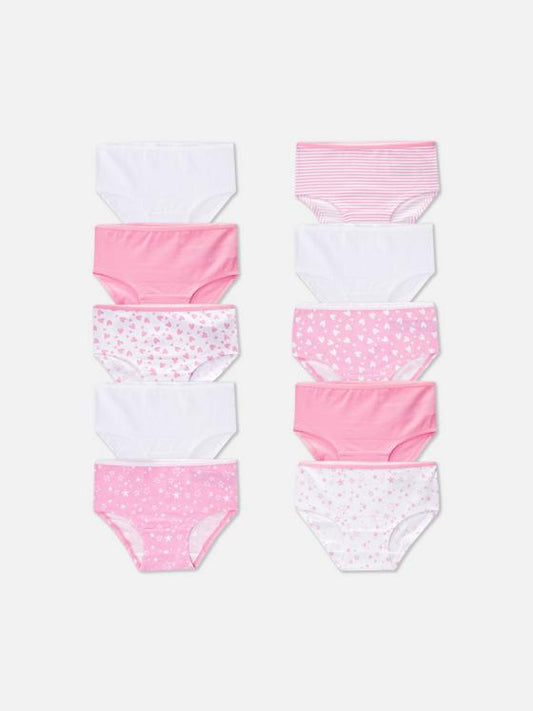 10pk Hearts and Stars Briefs