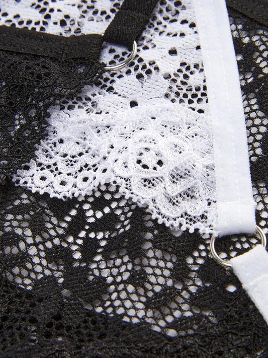 3pk Scalloped Lace G-String Thongs