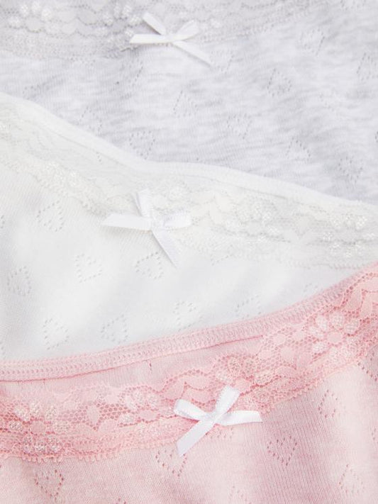 3pk Pointelle Cami Tops