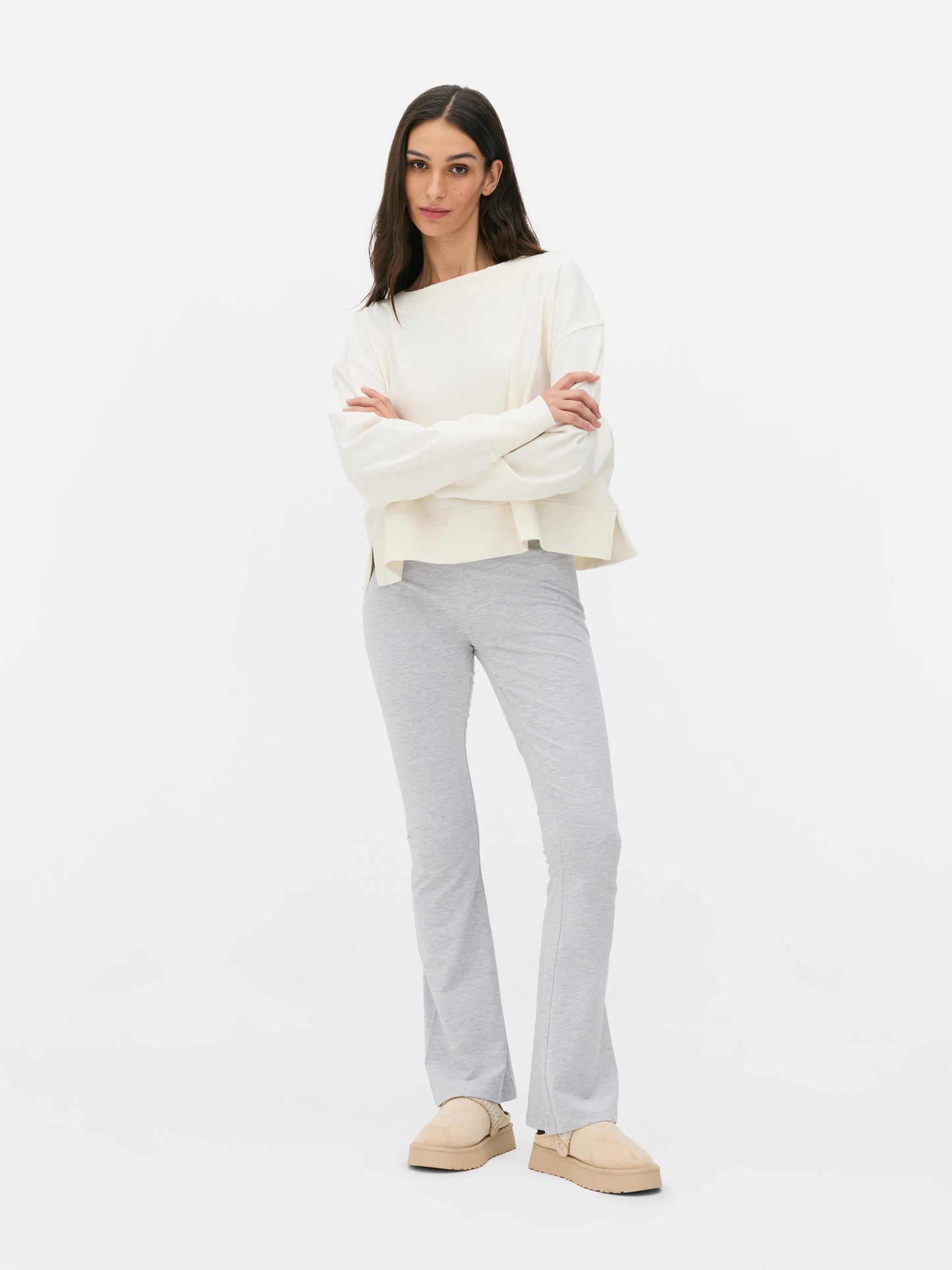High-Waisted Flared Leggings