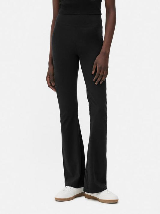 High-Waisted Flared Leggings