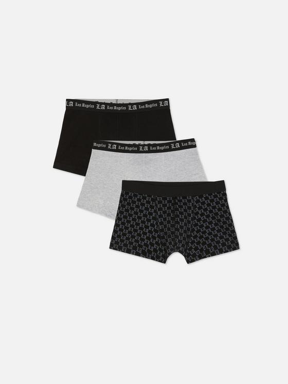 3pk LA Waistband Hipster Trunks