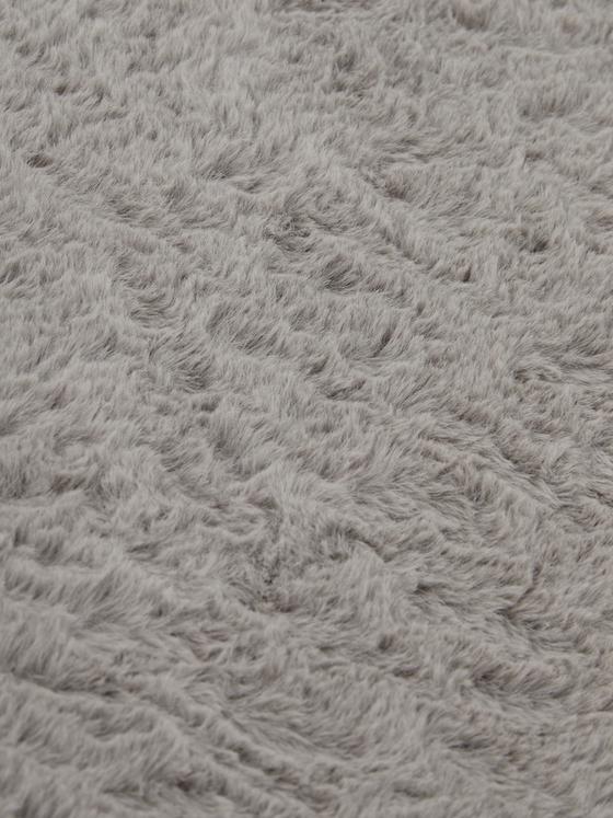 Rectangular Faux Fur Rug