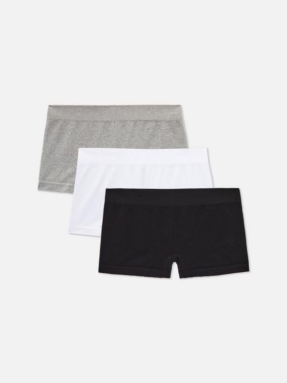 3pk Seamless Boyshort Boxer Briefs