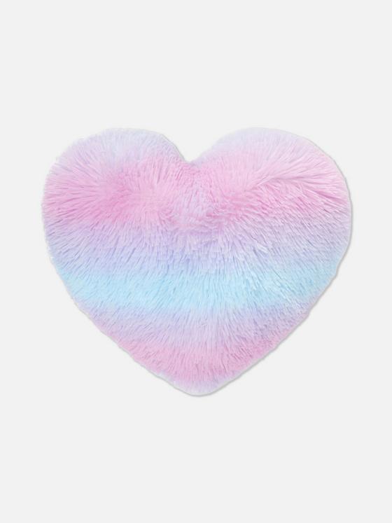 Heart Shaped Fluffy Cushion