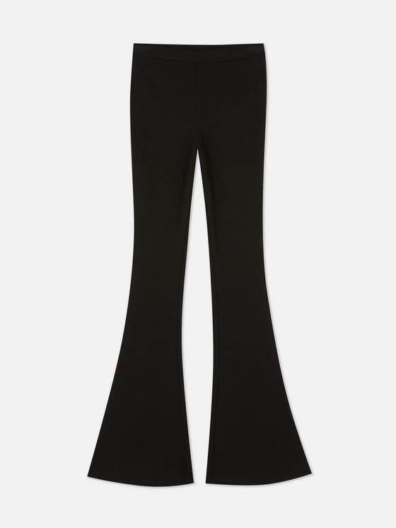 Co-Ord Ribbed Flared Leggings