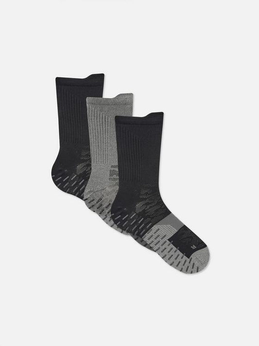 3pk Mixed Non-Slip Socks