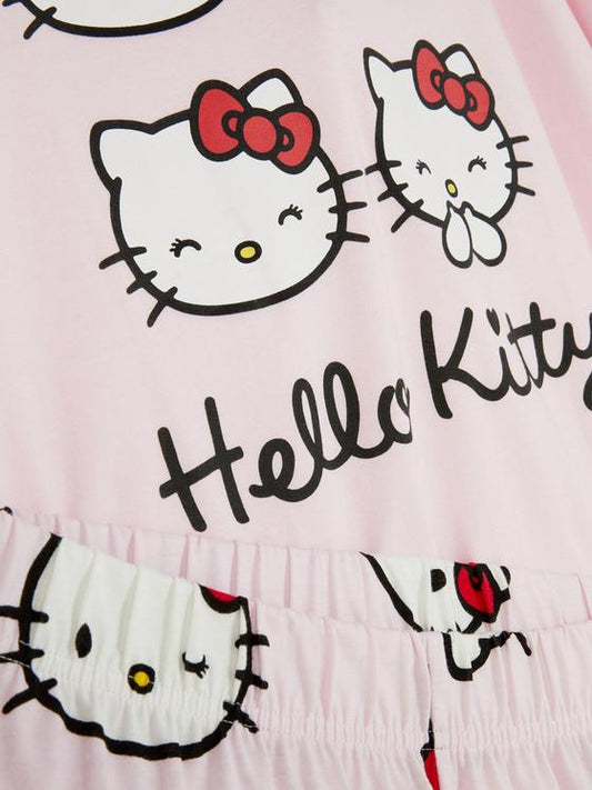 Hello Kitty T-shirt and Joggers Pyjama Set