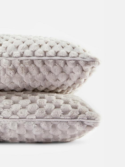 2pk Honeycomb Texture Cushions