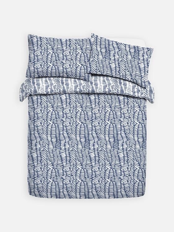 Paint Stroke Print King Duvet Cover Set