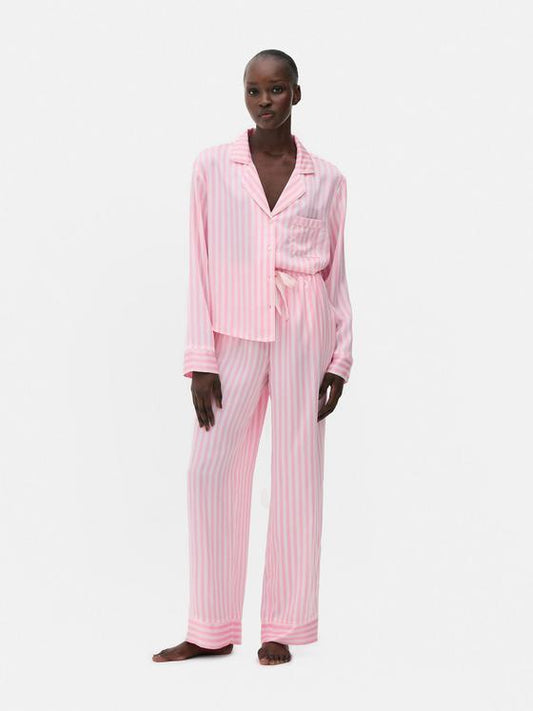 Satin Stripe Pyjamas