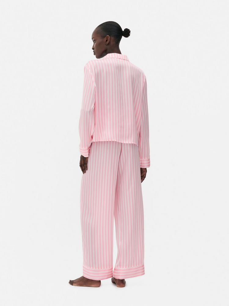 Satin Stripe Pyjamas