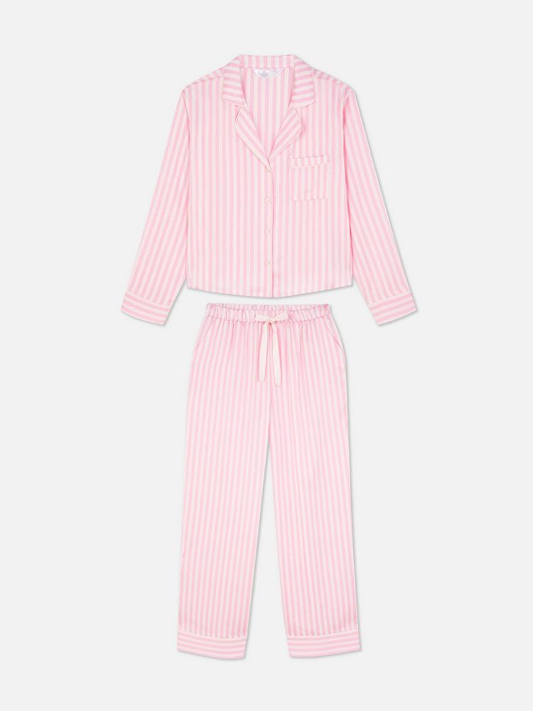 Satin Stripe Pyjamas